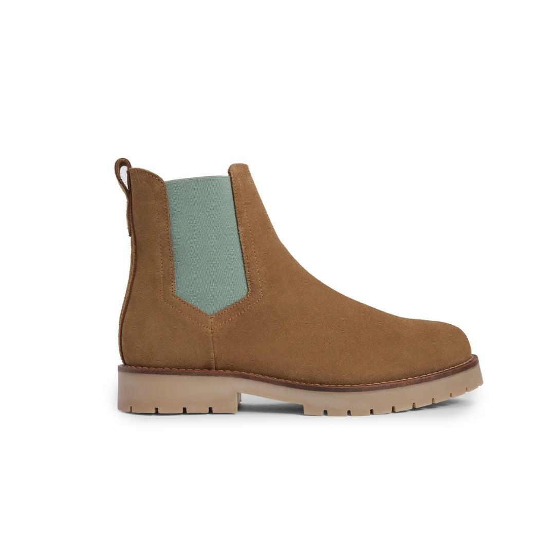 Fairfax & Favor Boudica Ankle Boot in Tan & Mint