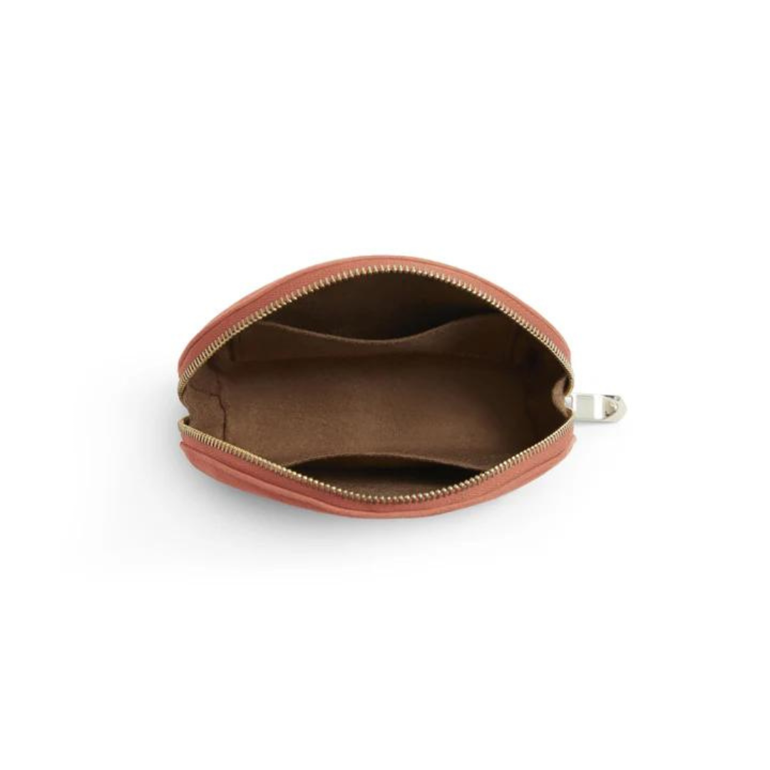 Fairfax & Favor Chiltern Suede Coin Purse in Melon