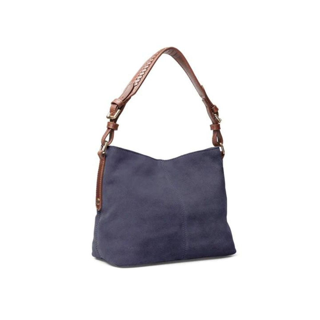 Fairfax & Favor Mini Tetbury Suede Tote Bag in Ink