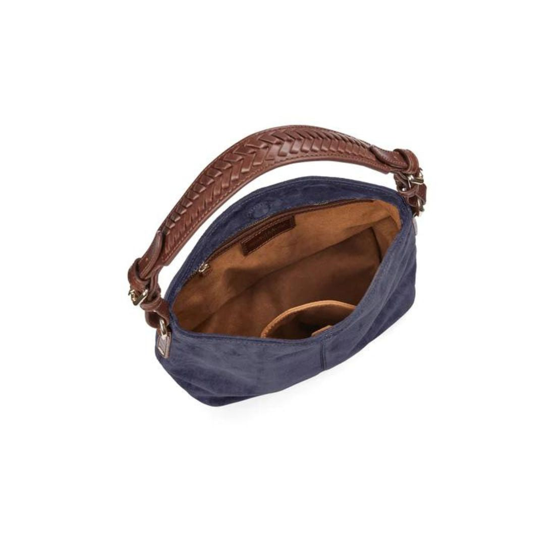 Fairfax & Favor Mini Tetbury Suede Tote Bag in Ink
