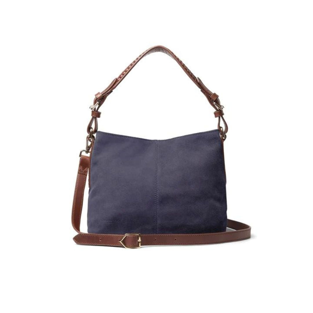 Fairfax & Favor Mini Tetbury Suede Tote Bag in Ink