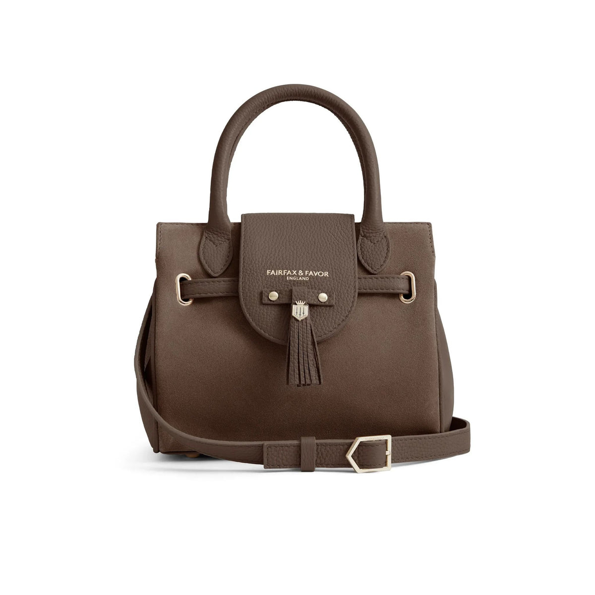 Fairfax & Favor Mini Windsor Handbag in Fog
