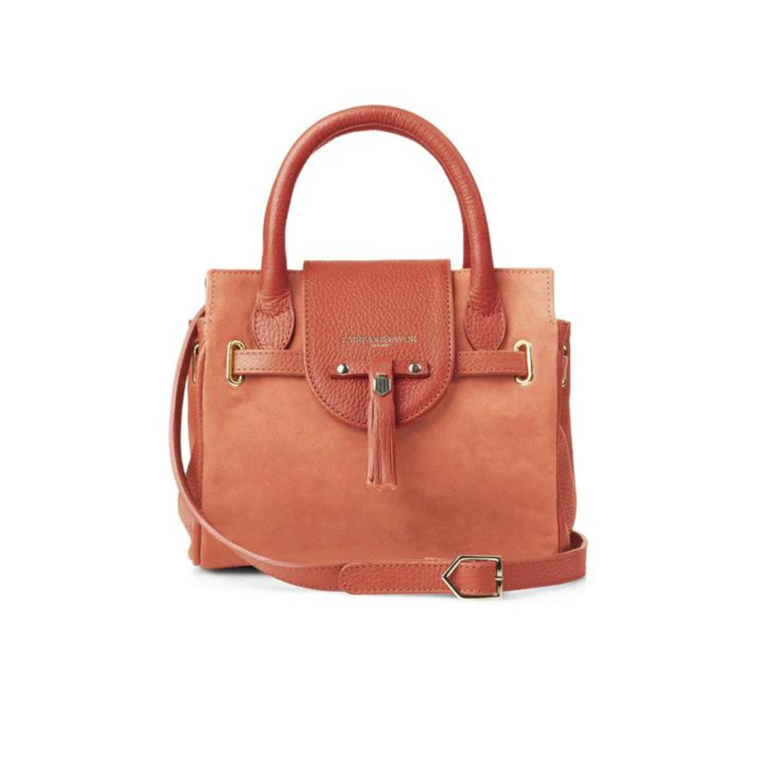 Fairfax & Favor Mini Windsor Handbag in Melon