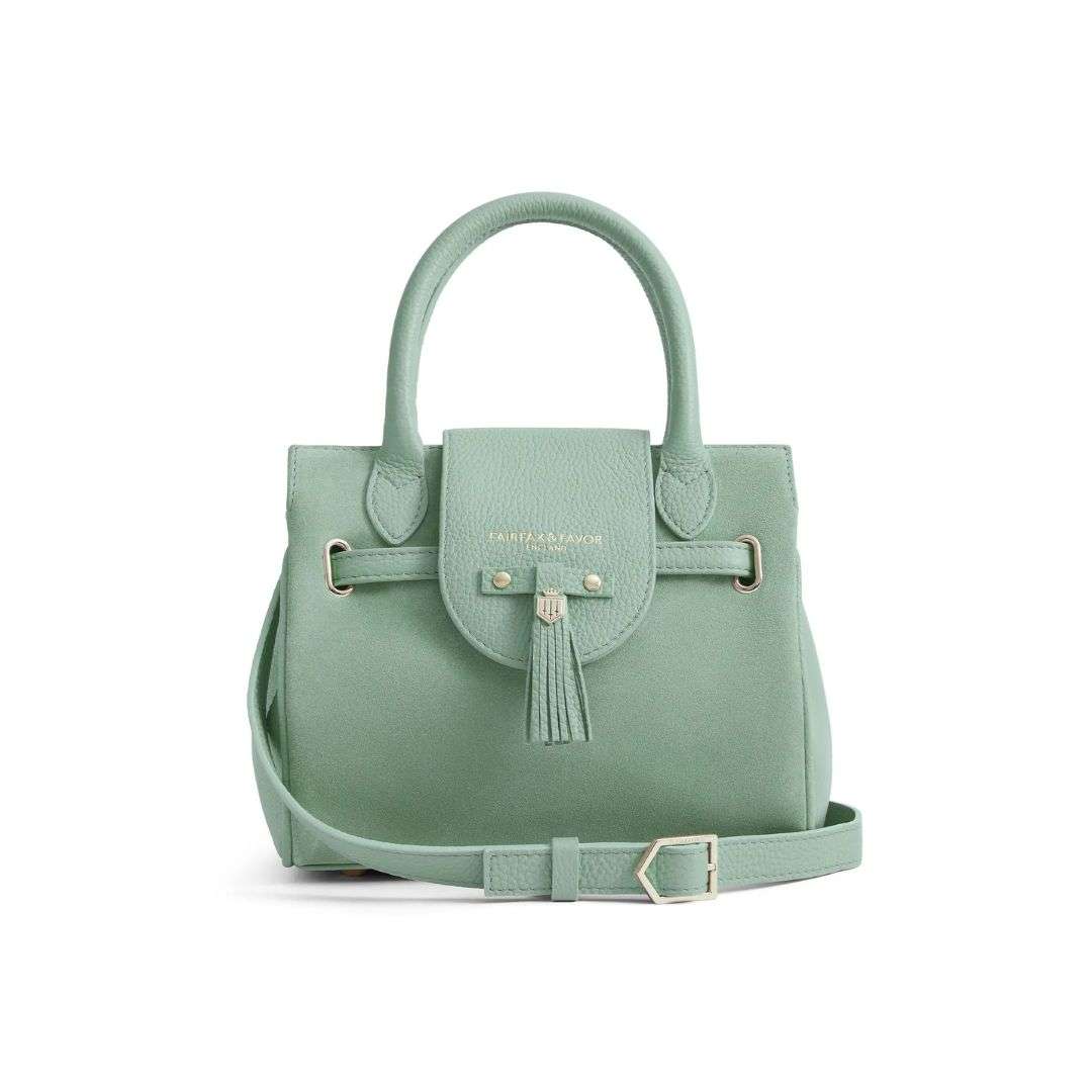 Fairfax & Favor Mini Windsor Handbag in Mint