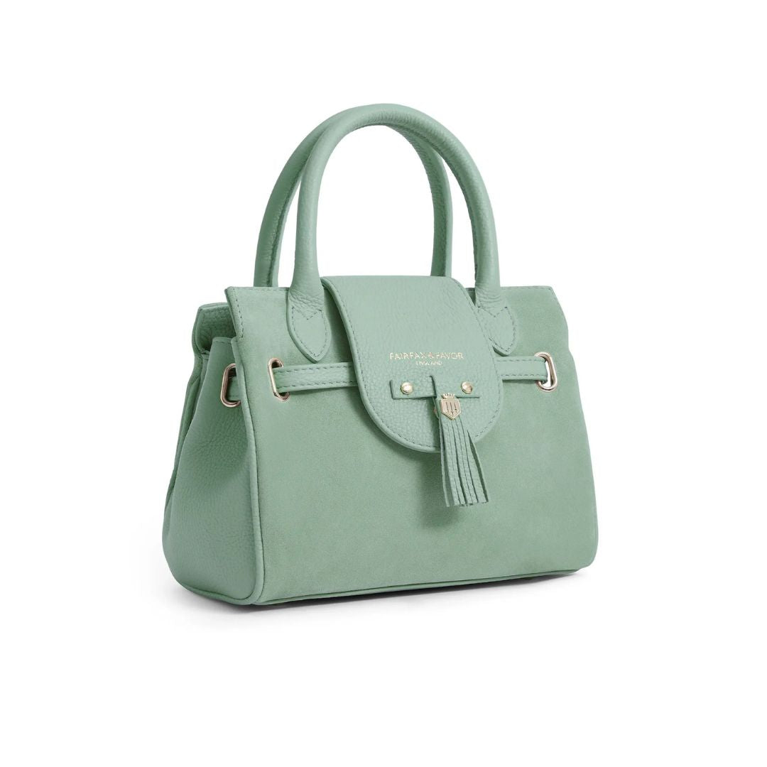 Fairfax & Favor Mini Windsor Handbag in Mint