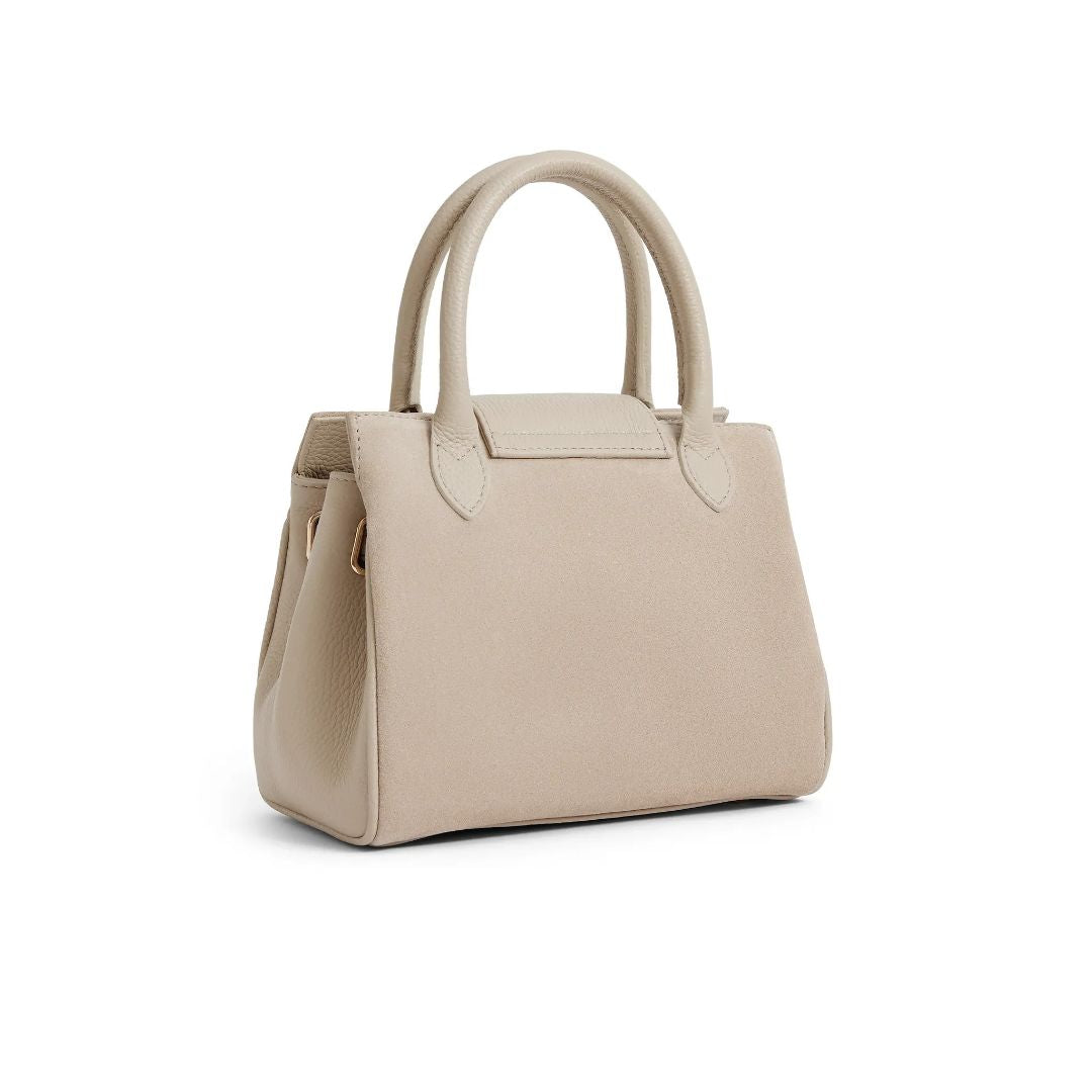 Fairfax & Favor Mini Windsor Handbag in Stone