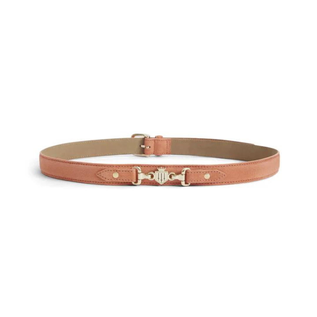 Fairfax & Favor Moulton Suede Belt in Melon