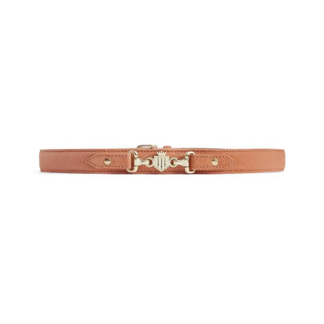 Fairfax & Favor Moulton Suede Belt in Melon