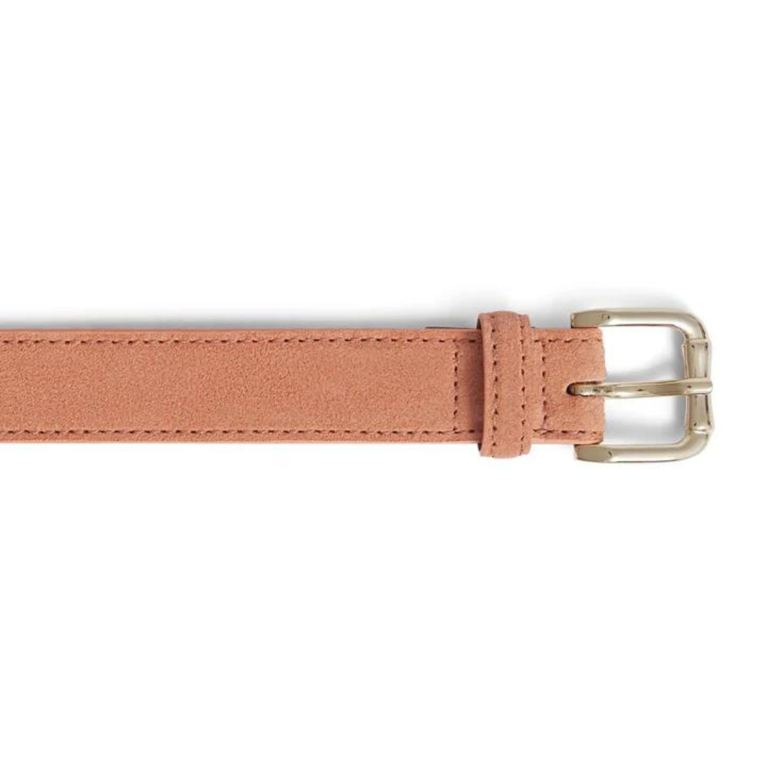 Fairfax & Favor Moulton Suede Belt in Melon