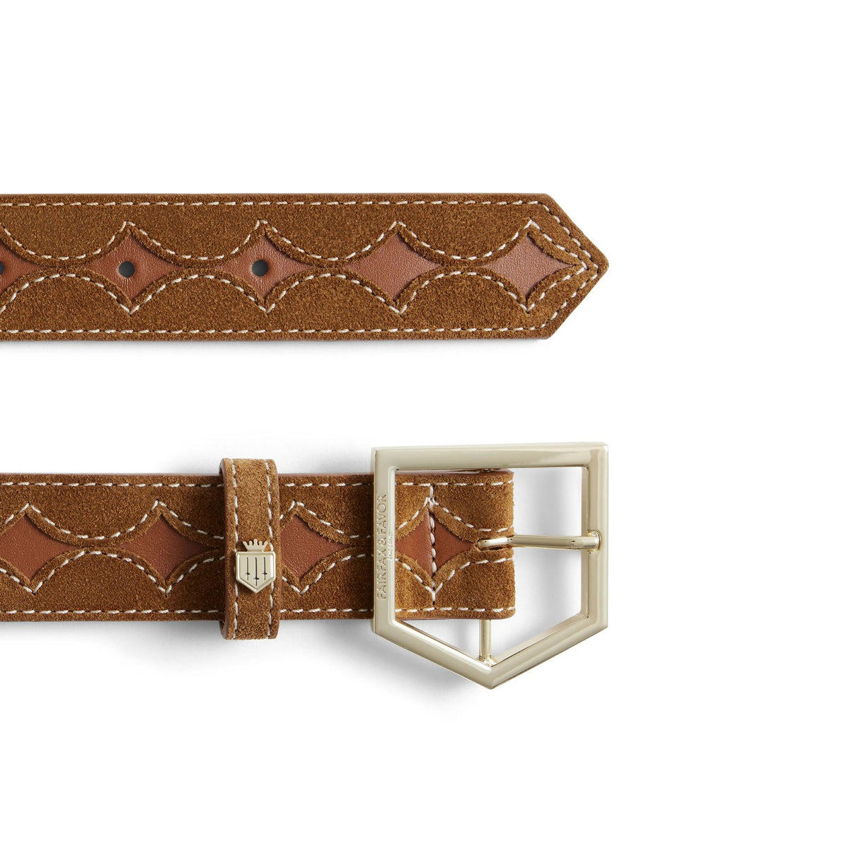Fairfax & Favor Ohio Leather Belt in Tan