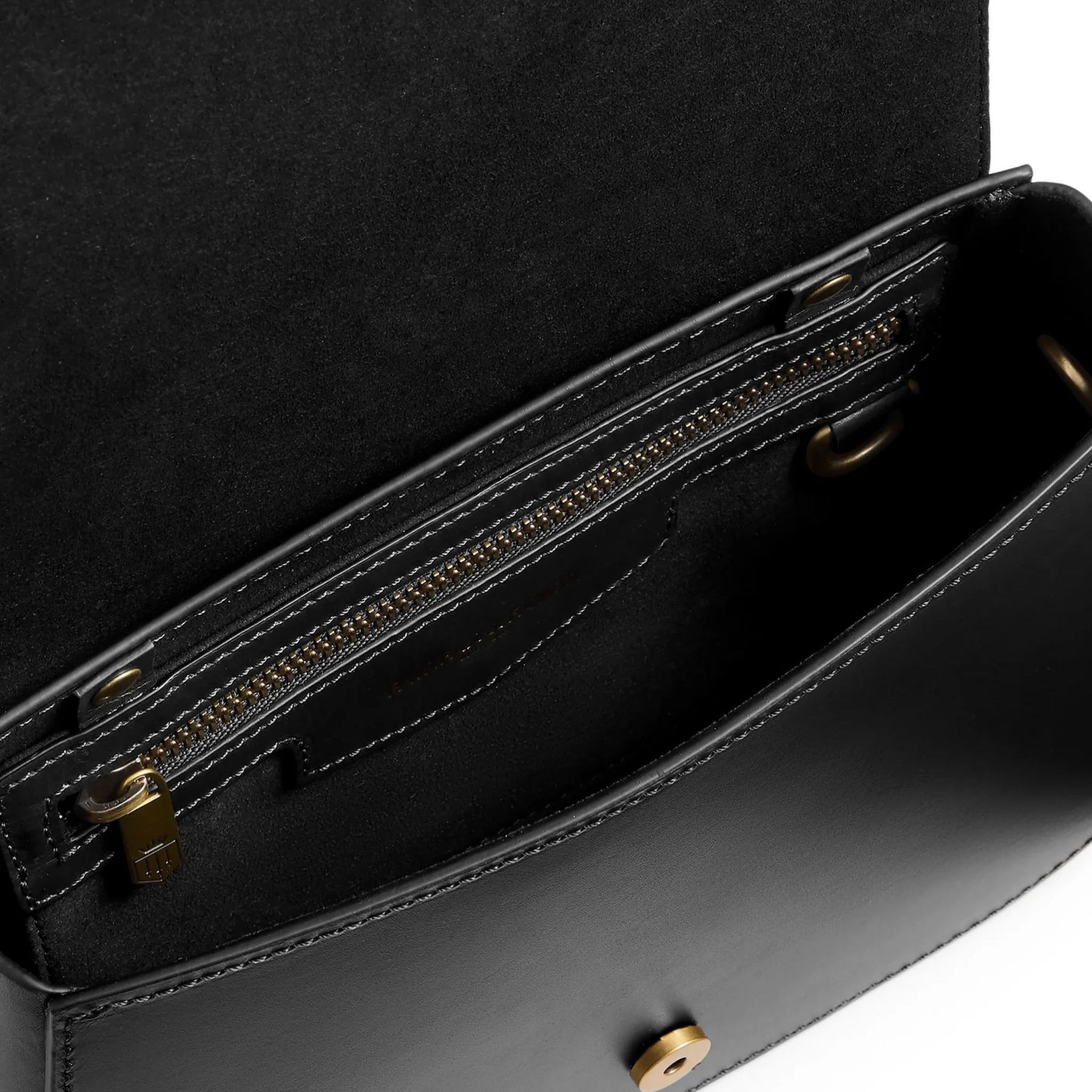 Fairfax & Favor Rye Leather Crossbody Bag in Black