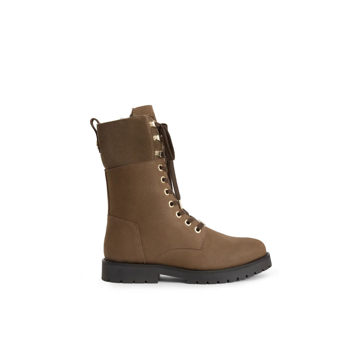Fairfax & Favor Shearling Lined Anglesey Boots in Fog Nubuck