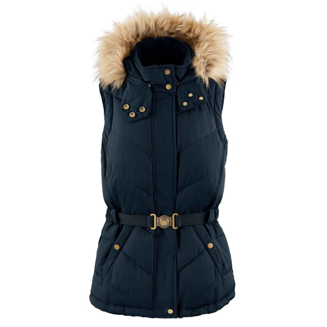 Fairfax & Favor Women's Charlotte Padded Gilet in Navy