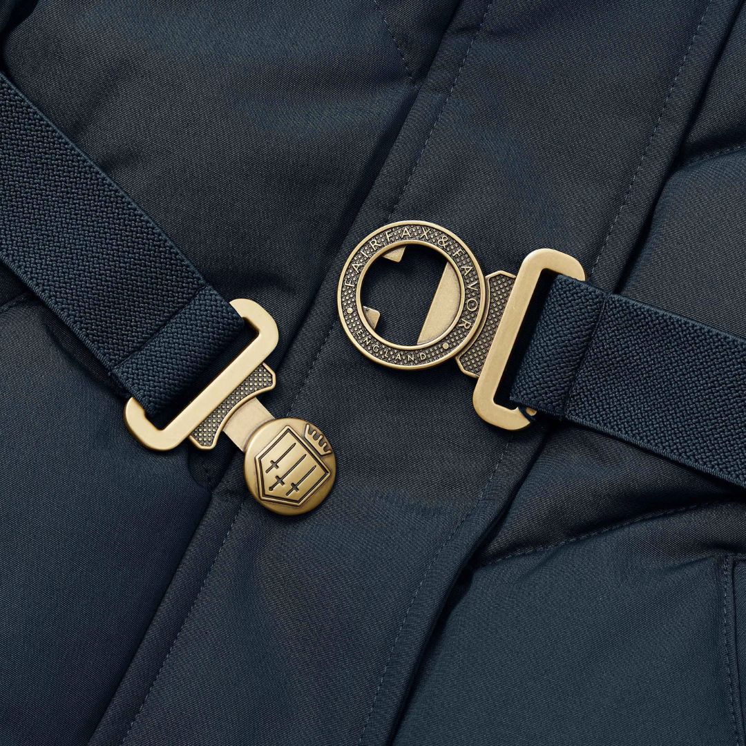 Fairfax & Favor Women's Charlotte Padded Gilet in Navy