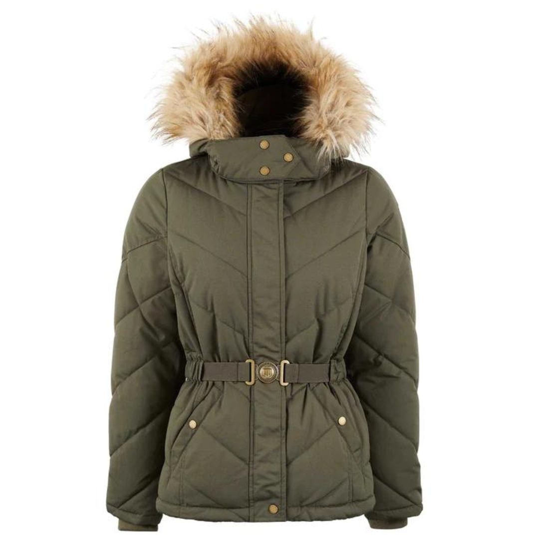 Fairfax & Favor Women's Charlotte Padded Jacket in Khaki