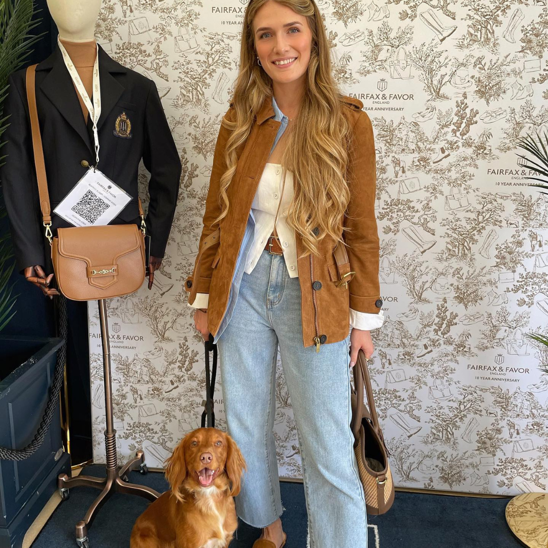 Fairfax & Favor Women's Frances Suede Jacket in Tan