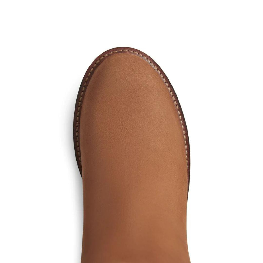 Fairfax & Favor Women's Paris Shearling Lined Nubuck Boot in Cognac