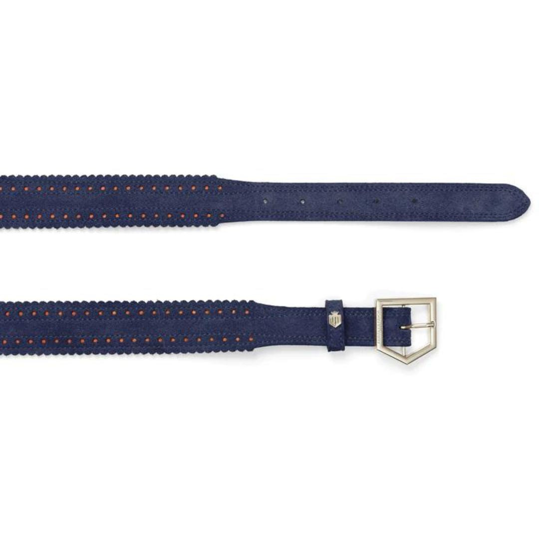 Fairfax & Favor Women's Regina Suede Belt in Ink
