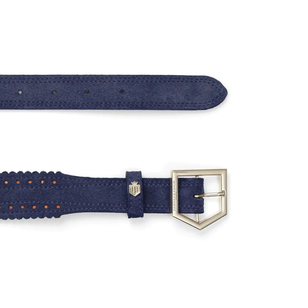 Fairfax & Favor Women's Regina Suede Belt in Ink