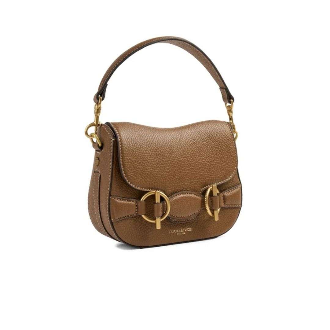 Fairfax & Favor Connie Handle Handbag in Tan Leather