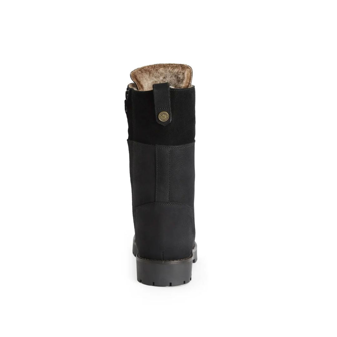 Fairfax & Favor Shearling Lined Anglesey Boots in Black