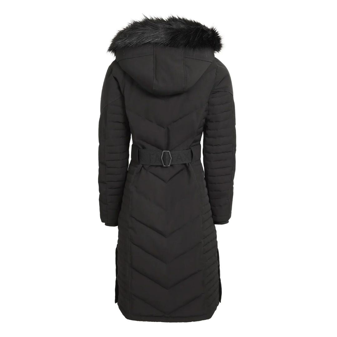 Fairfax & Favor Women's Charlotte Padded Long Coat in Black
