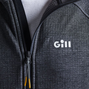 Gill Unisex Dart Hoodie Jacket in Steel Grey