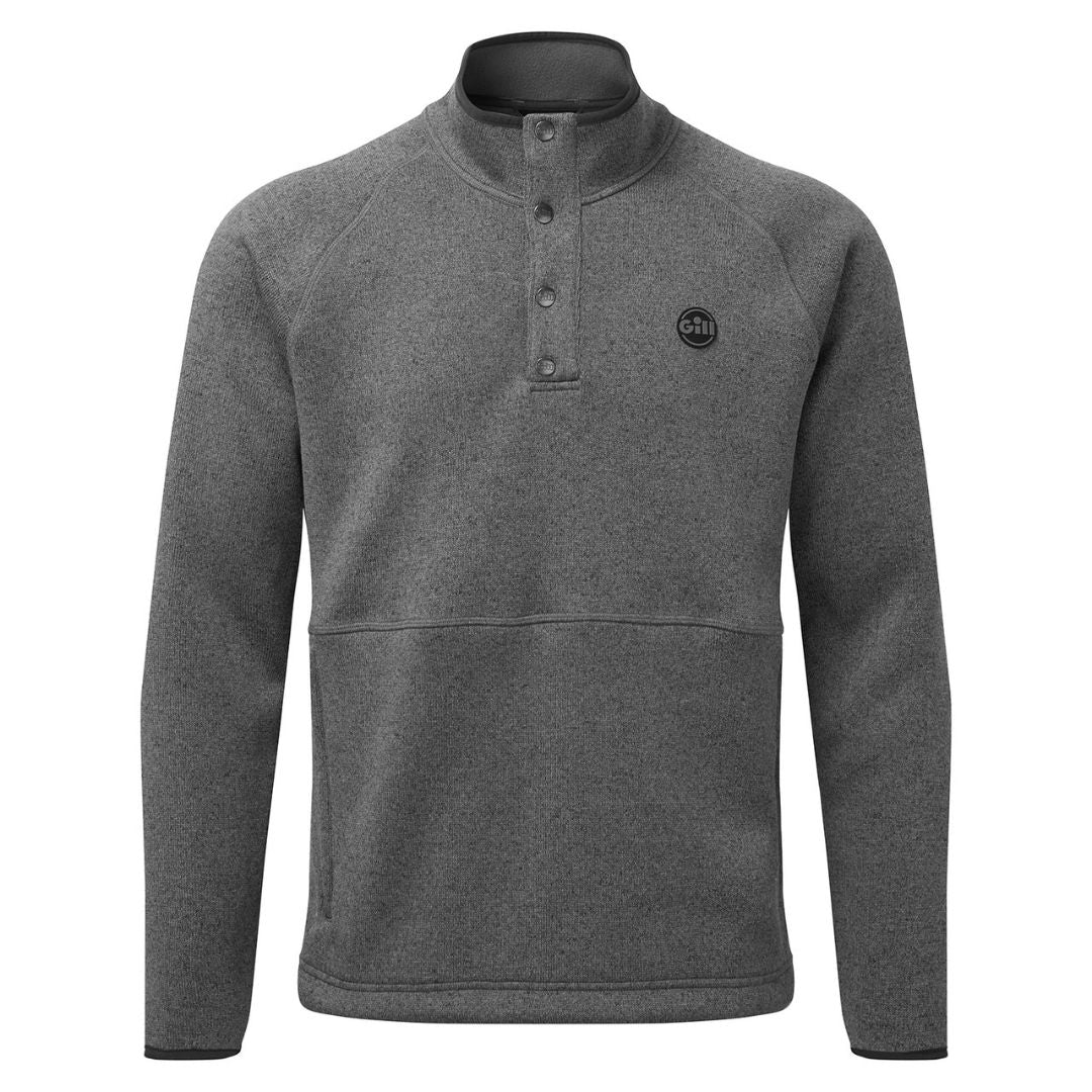 Gill Unisex FIsher Fleece Jumper in Iron