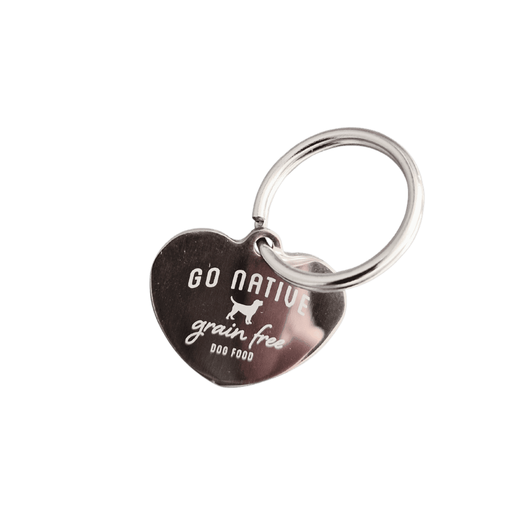 Go Native Heart-Shaped Keychain
