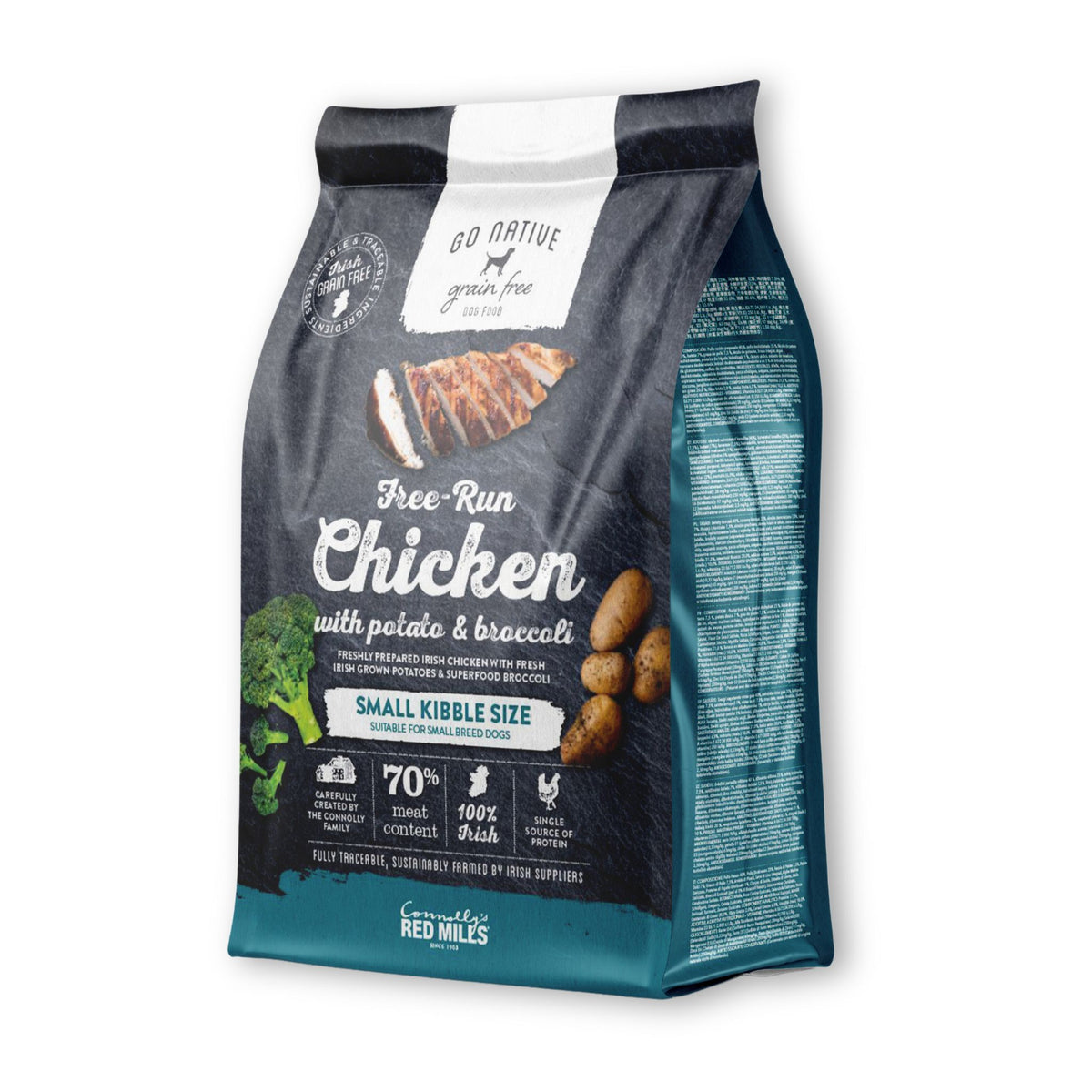 Go Native Small Kibble Chicken with Potato & Broccoli Dog Food