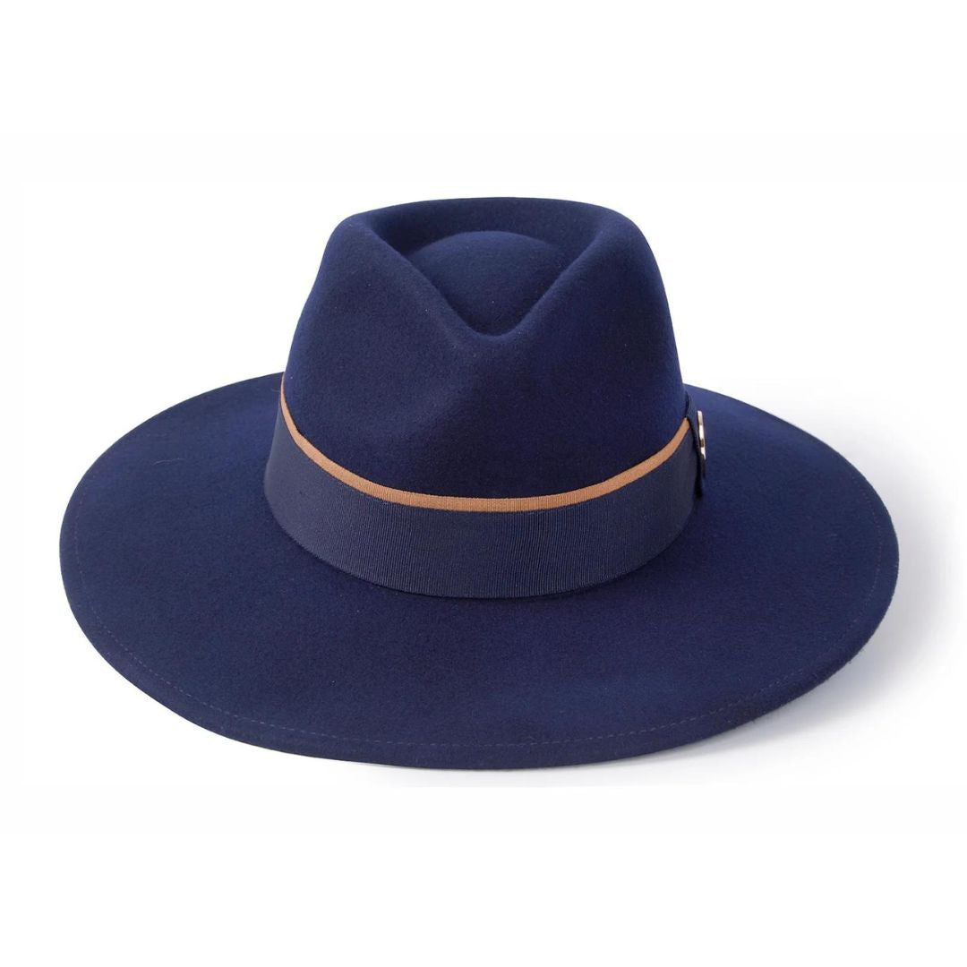 Hicks & Brown Oxley Fedora in Navy