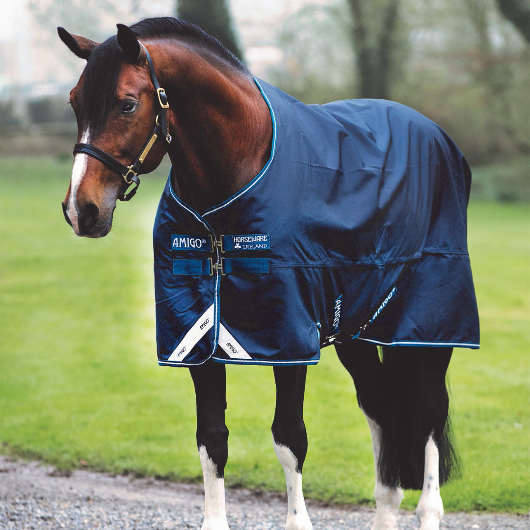 Horseware Amigo Bravo 12 Original Light Turnout Rug in Navy (0g)