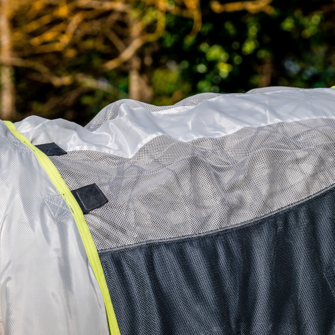 Horseware Amigo CamoFly Fly Sheet in Grey & Lime