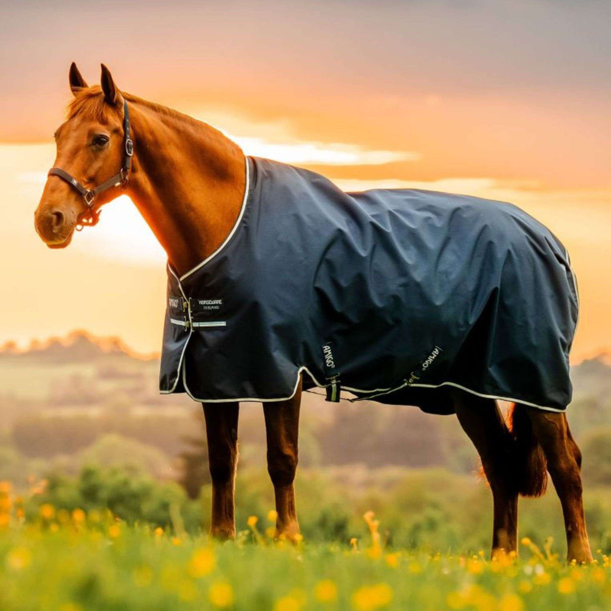Horseware Amigo Ripstop 900D Light Turnout Rug in Whitney Navy (0g)