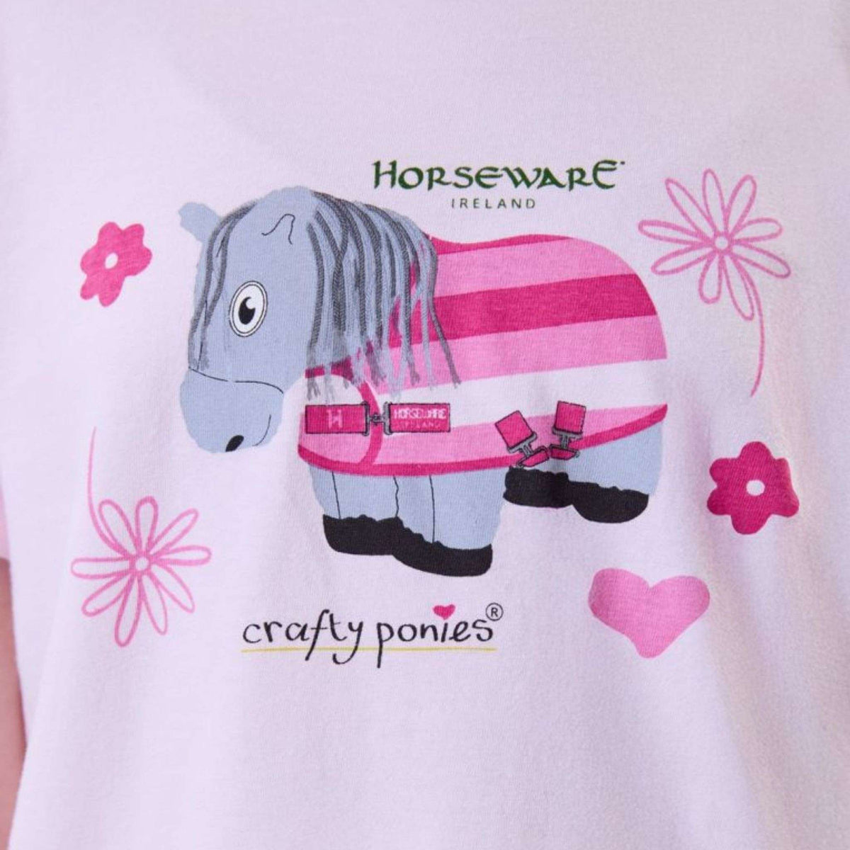 Horseware Kids Crafty Pony T-Shirt in Pink