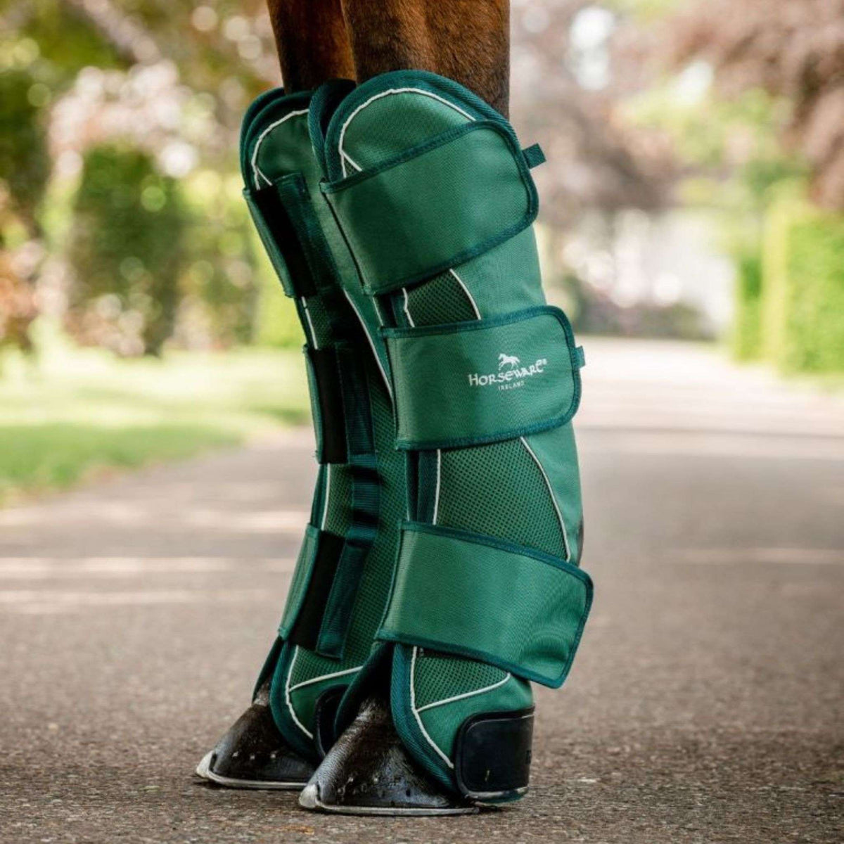 Horseware Signature Travel Boots in Hunter Green