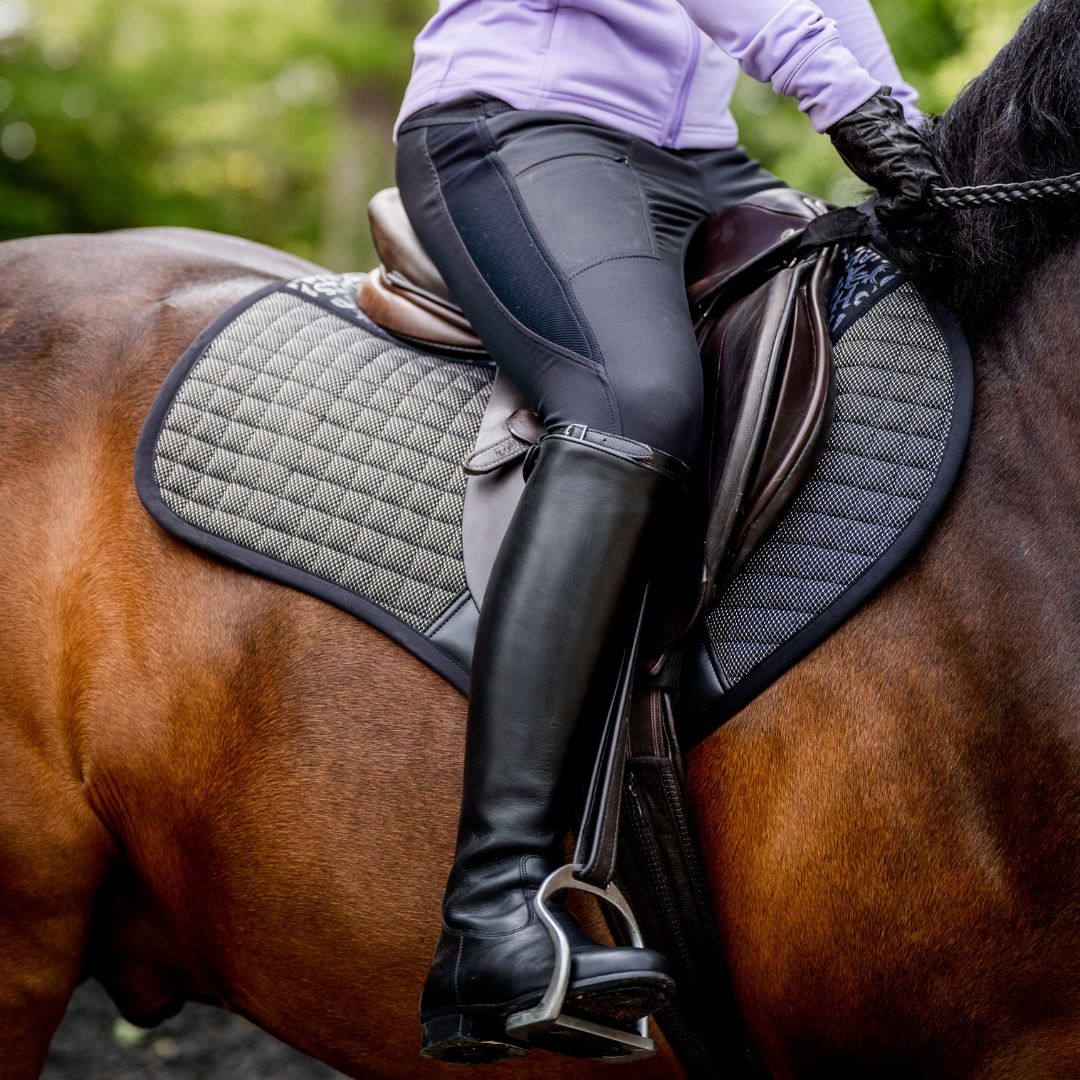 Horseware Tech Comfort Saddle Pad in Black