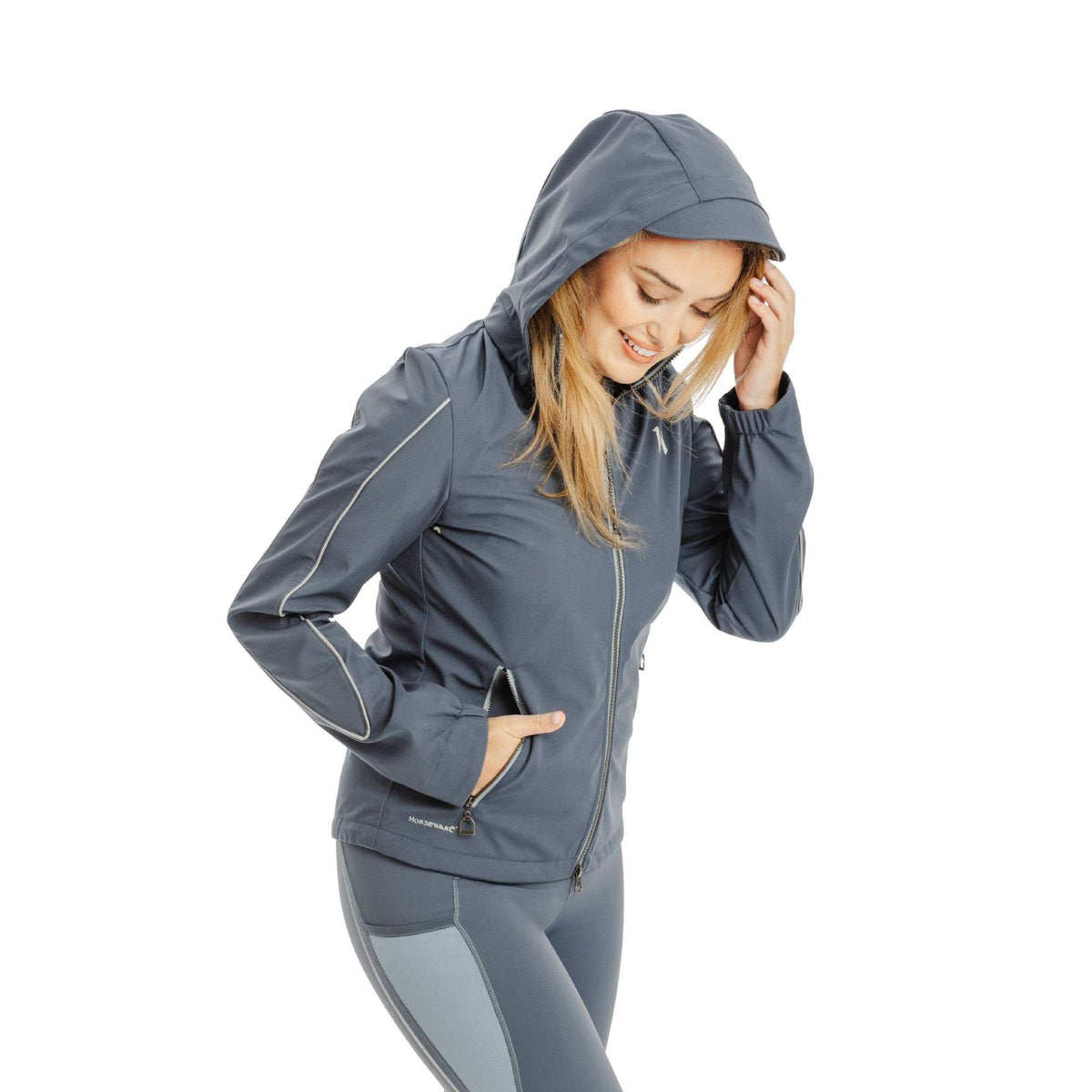 Horseware Women's Ascend Riding Jacket in Indigo Orchid