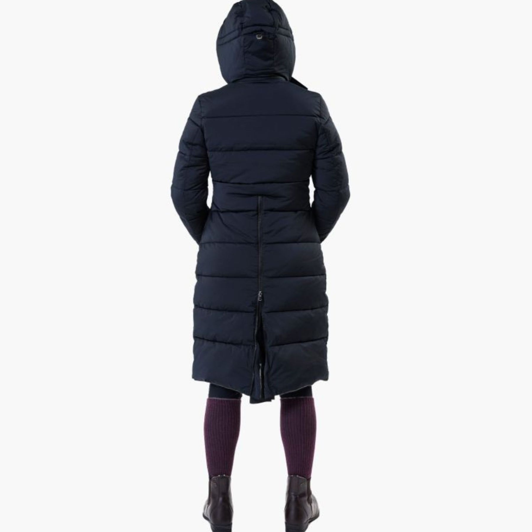 Horseware Women's Verve Long Padded Coat in Core Black