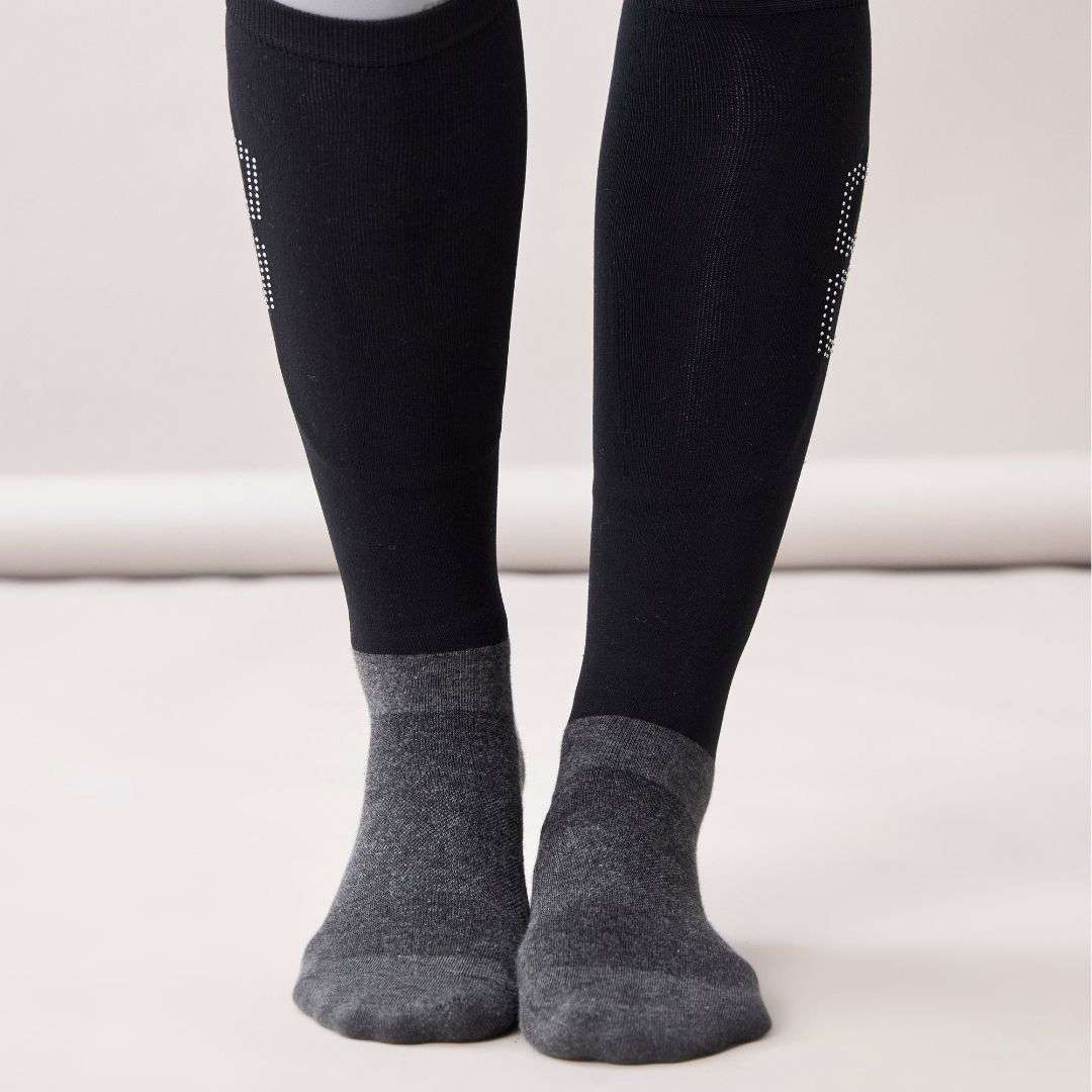 Horseware Alessandro Albanese® Crystal Riding Sock in Black