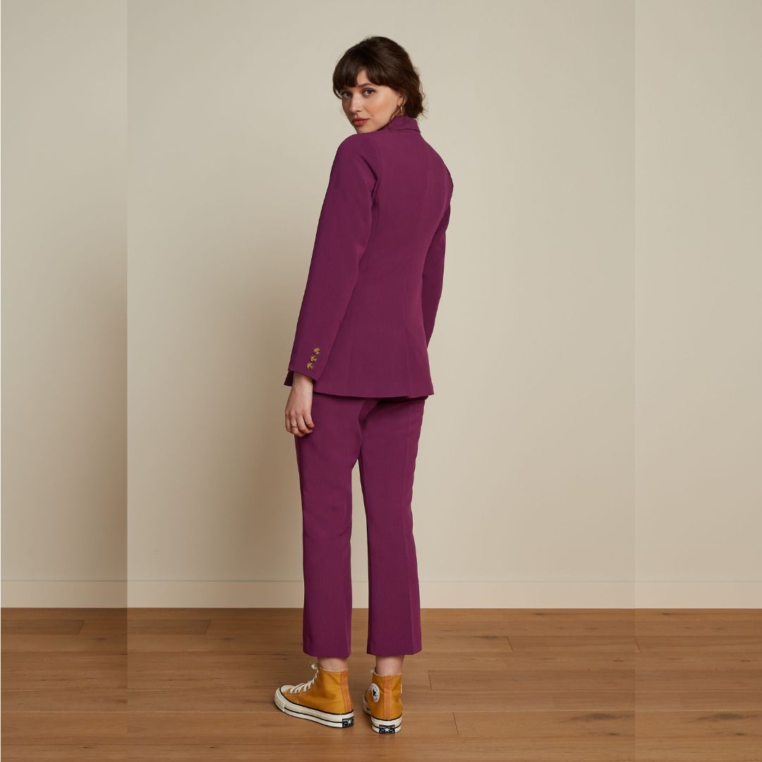 King Louie Women's Jenny Pants Simonet in Caspia Purple