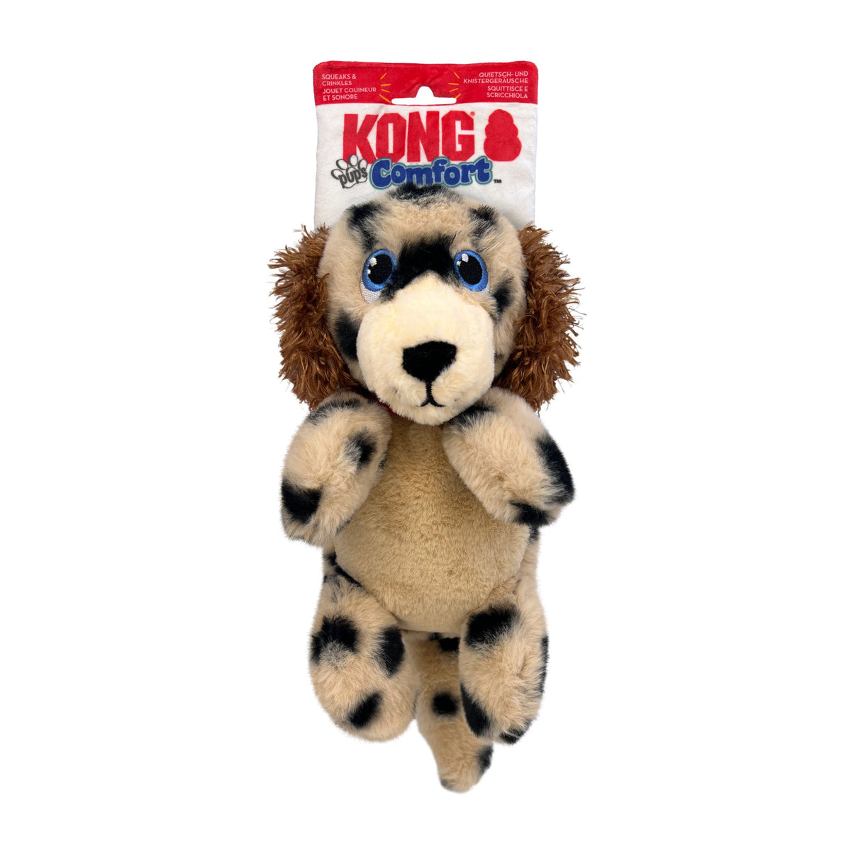 KONG Comfort Pups Spot Plush Dog Toy