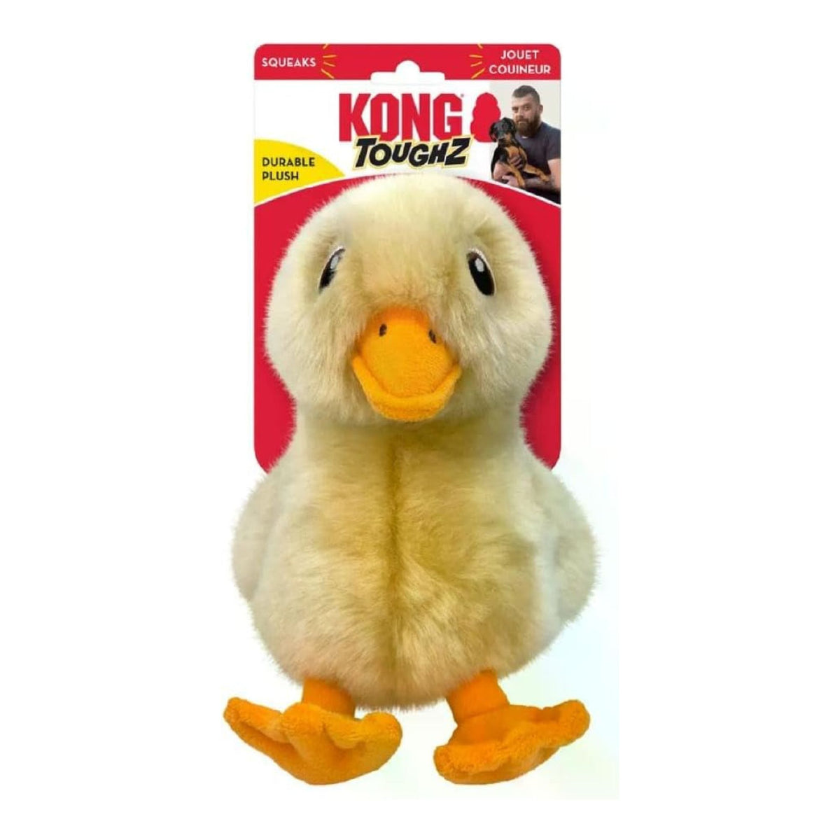 KONG Toughz Duck Dog Plush Toy