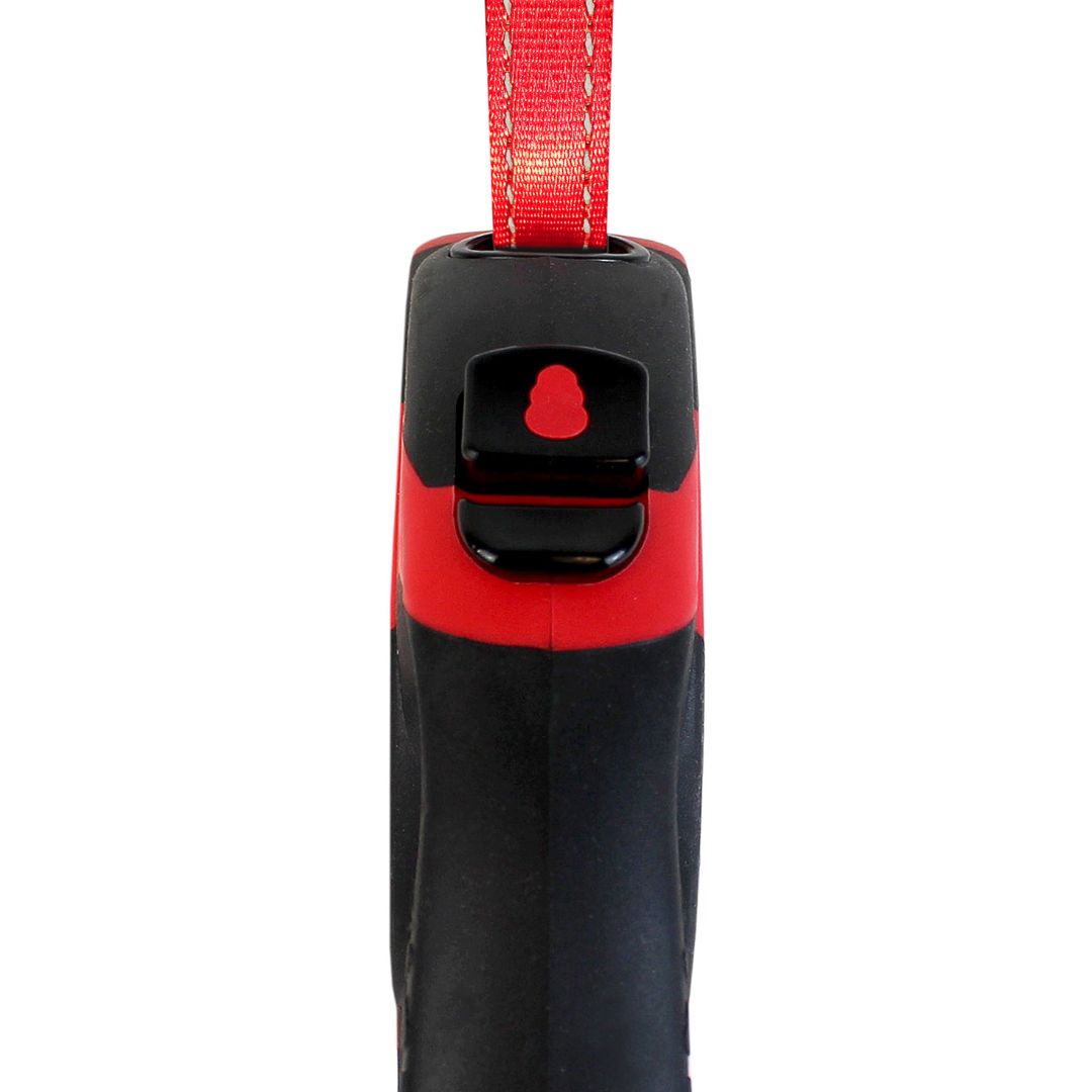 KONG Retractable Terrain Tape Dog Lead in Red
