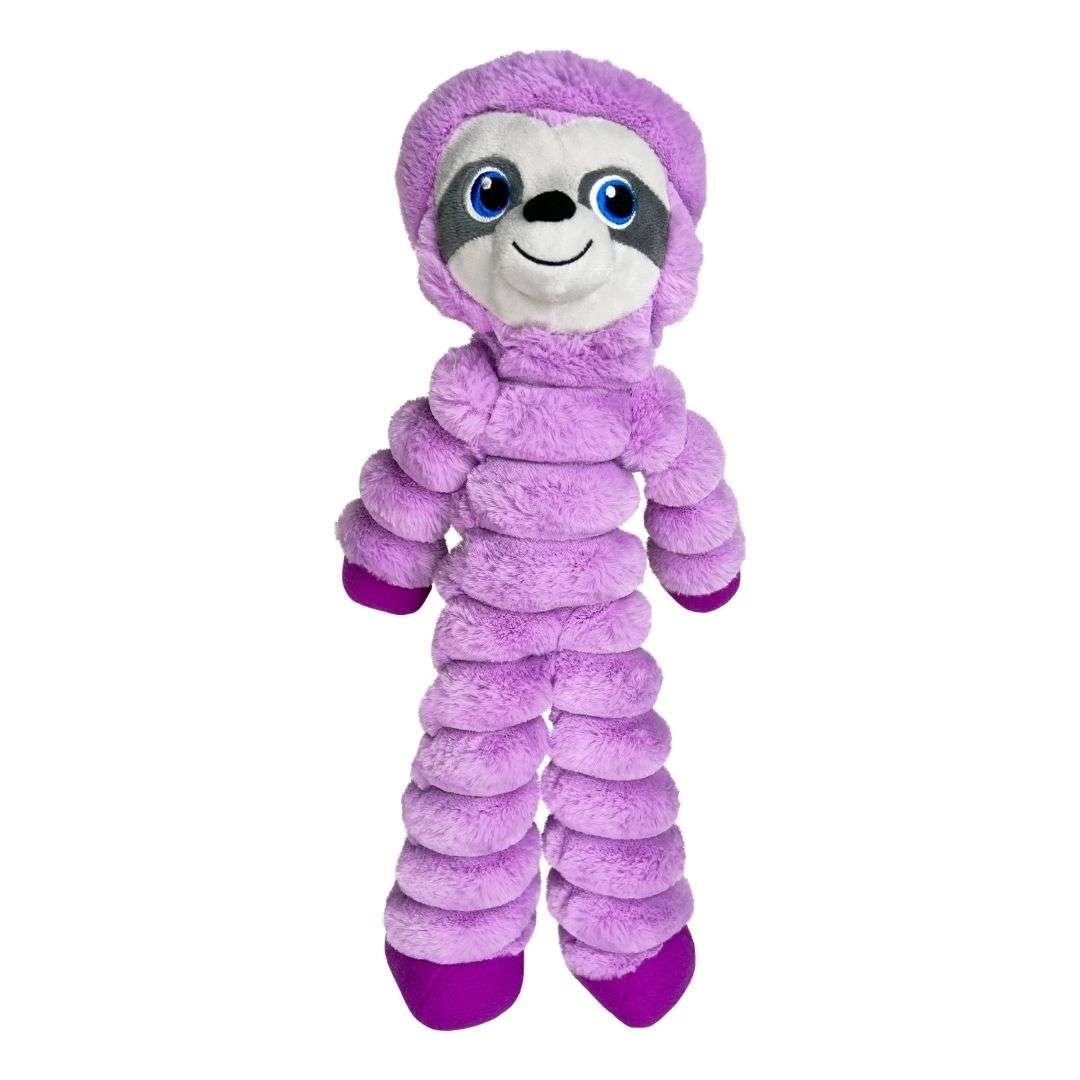 KONG Shakerz Crumples Sloth Dog Toy