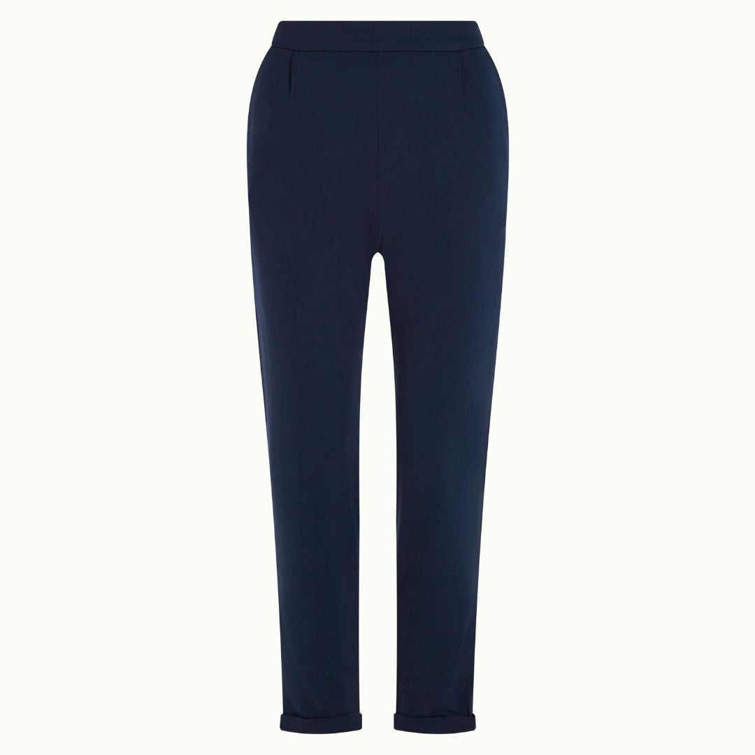 King Louie Women's Roisin Pants Milano Uni in Evening Blue