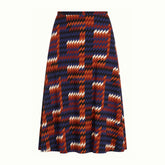 King Louie Women Juno Skirt Clark in Streeple Blue