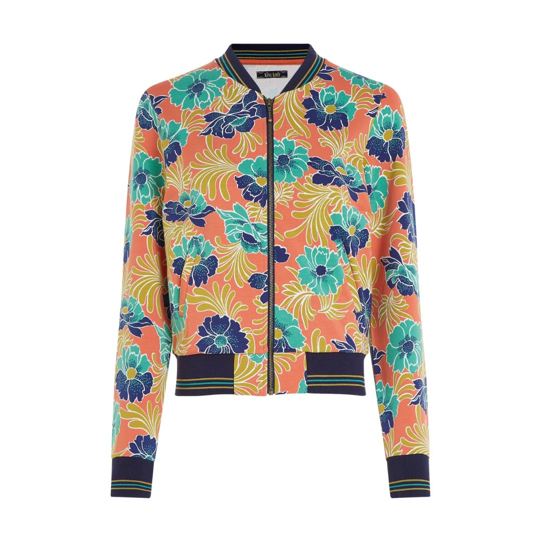 King Louie Women's Bessie Jacket Lake in Langoustino Orange