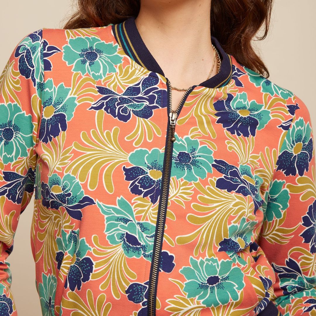King Louie Women's Bessie Jacket Lake in Langoustino Orange