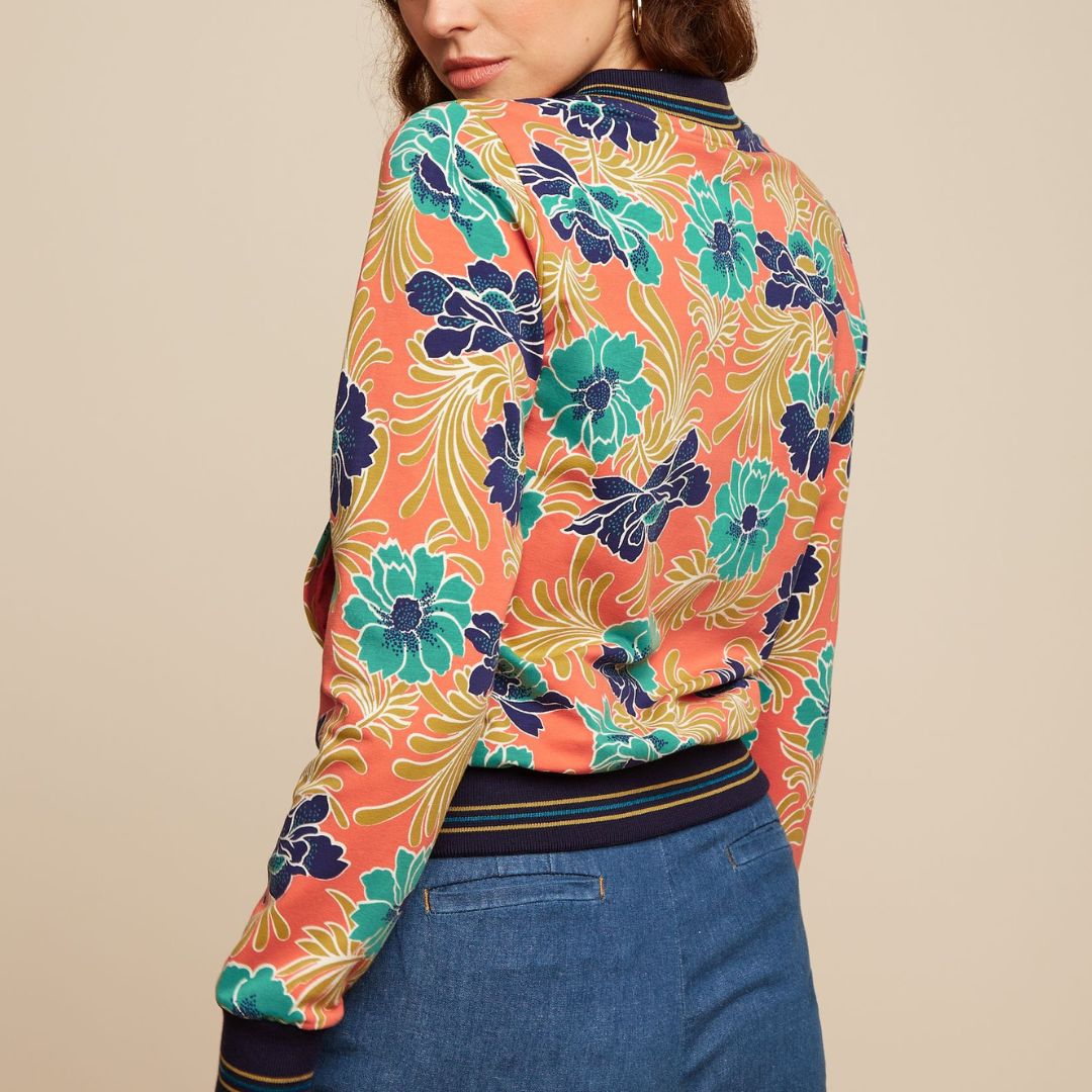 King Louie Women's Bessie Jacket Lake in Langoustino Orange